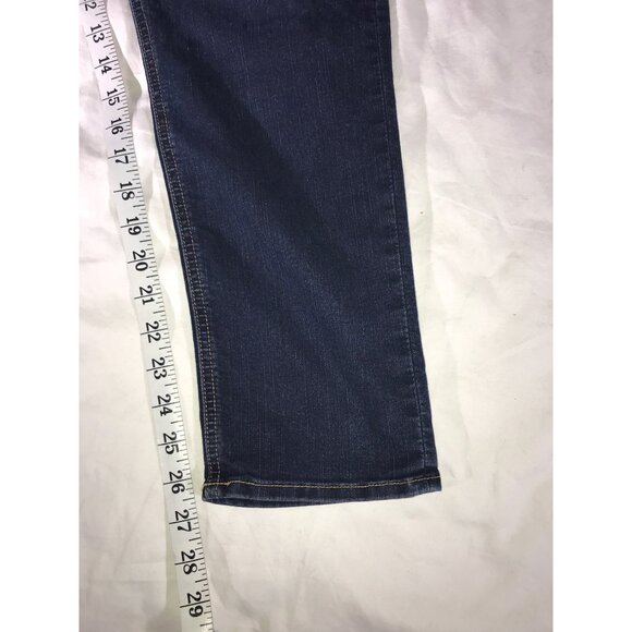 Rag & Bone Women's Marlowe Dark Blue Wash Slim Fit  Capri Jeans Size 32 - Picture 8 of 10